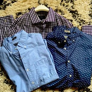 Three Handsome Men’s JCrew Dress Shirts!